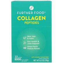 Further Food, Collagen Peptides Unflavored 22 Packs, 8 g Each