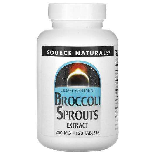 Основне фото товара Source Naturals, Broccoli Sprouts Extract 250 mg, Броколі, 120...