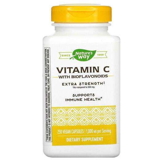 Основне фото товара Nature's Way, Vitamin C 1000 with Bioflavonoids, Вітамін ...
