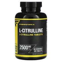 Primaforce, L-Цитруллин, L-Citrulline 2500 mg, 120 таблеток