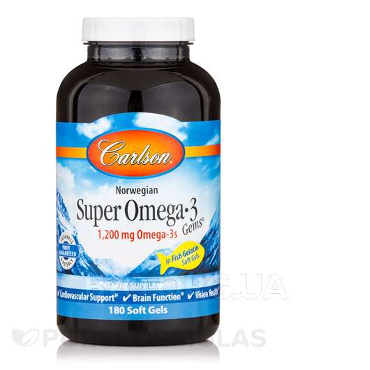 Фото товару Super Omega-3 Gems 1200 mg Pescetarian