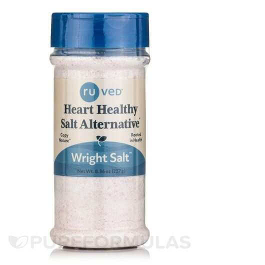 Основное фото товара Ruved, Соль, Wright Salt Heart Healthy Salt Alternative, 237 г