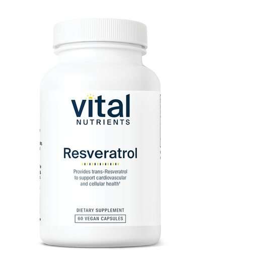 Основне фото товара Vital Nutrients, Resveratrol Ultra High Potency 500 mg, Ресвер...