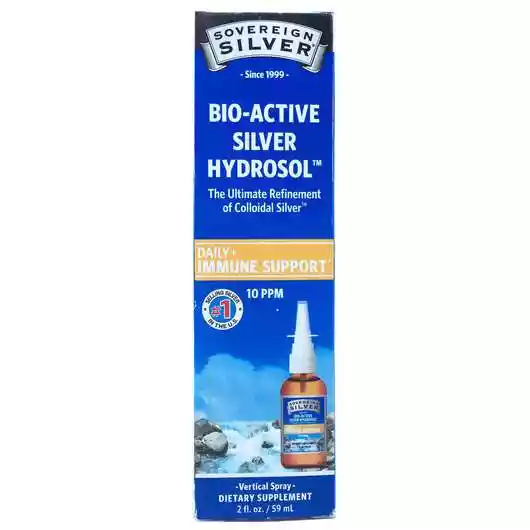 Фото товара Bio-Active Silver Hydrosol Immune Support Vertical Spray 10 ppm 59 ml