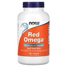 Red Omega Красный дрожжевой рис NOW 180 капсул