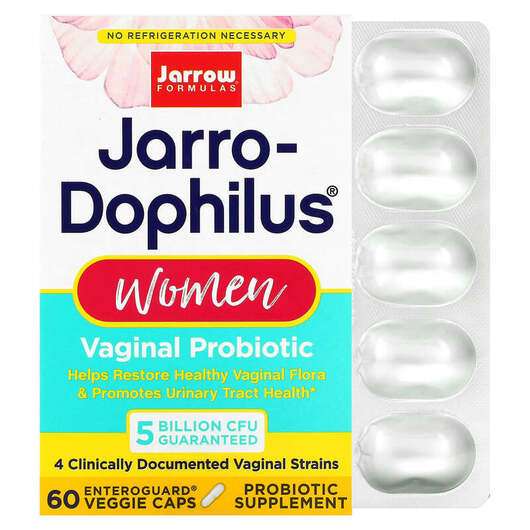 Основное фото товара Jarrow Formulas, Вагинальне пробиотики, Jarro-Dophilus Vaginal...