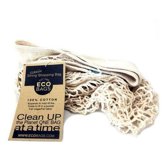 Classic String Shopping Bag Milano Natural, Еко-сумка для продуктів з ручкою 18 кг, 1 шт