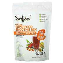 Sunfood, Суперфуд, Organic Superfood Smoothie Mix Peanut Butte...