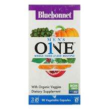 Bluebonnet, Men's ONE Whole Food-Based Multiple, 90 Vegetable ...