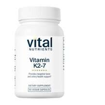 Vital Nutrients, Витамин K2, K2-7, 60 капсул