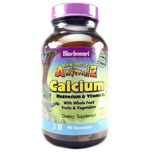 Rainforest Animalz Calcium, Кальцій магній і D3, 90 цукерок