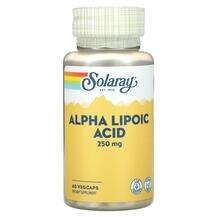 Solaray, Alpha Lipoic Acid 250 mg, Альфа-ліпоєва кислота, 60 к...