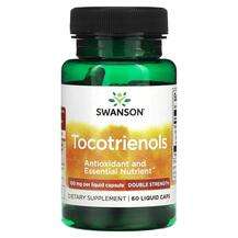 Swanson, Tocotrienols Double Strength 100 mg, 60 Liquid Caps