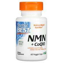 Doctor's Best, NMN + CoQ10 150 mg, Нікотинамід мононуклеотид, ...