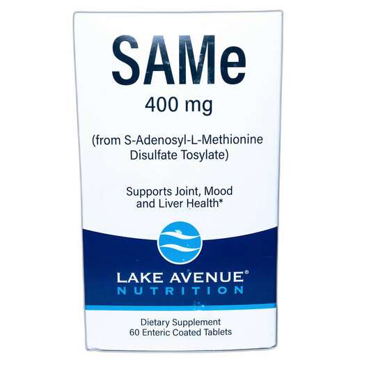 SAM-e 400, SAM-e 400 мг, 60 таблеток