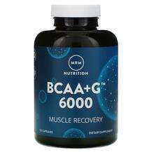 MRM Nutrition, BCAA+G, БЦАА 6000, 150 капсул