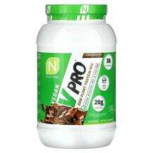 Nutrakey, Протеин, V Pro Raw Plant Protein Mix Chocolate Bar, ...