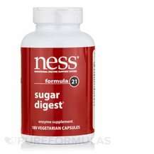 Ness Enzymes, Sugar Digest Formula 21, Ферменти, 180 капсул