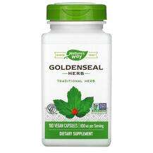 Nature's Way, Goldenseal Herb 400 mg, Жовтокорінь 400 мг Корін...