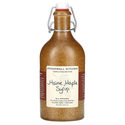 Основне фото товара Stonewall Kitchen, Maine Maple Syrup, Кленовий сироп, 473 мл