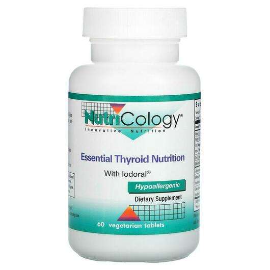 Основне фото товара Nutricology, Essential Thyroid Nutrition with Iodoral, Підтрим...