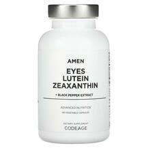 Amen Eyes Lutein Zeaxanthin + Black Pepper Extract, Підтримка ...