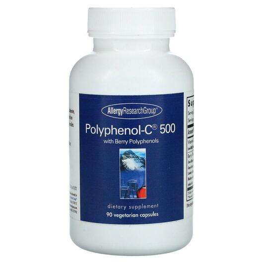 Polyphenol-C 500 with Berry Polyphenols, Поліфенол C, 90 капсул