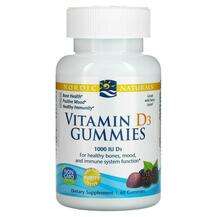 Nordic Naturals, Витамин D3, Vitamin D3 Gummies Wild Berry 100...