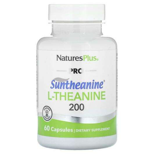 Основне фото товара Natures Plus, Pro Suntheanine L-Theanine 200 100 mg, L-Теанін,...