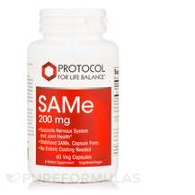 Protocol for Life Balance, SAMe 200 mg, 60 Veg Capsules