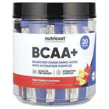 Performance BCAA+ Fruit Punch БЦАА Nutricost 20 шт