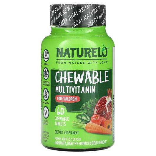 Основне фото товара Naturelo, Chewable Multivitamin For Children, Мультивітаміни д...