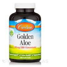 Carlson, Golden Aloe 100 mg, 180 Soft Gels