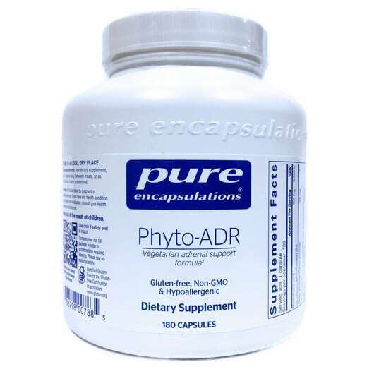 Основне фото товара Pure Encapsulations, Phyto-ADR, Підтримка наднирників, 180 капсул