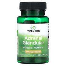 Swanson, Adrenal Glandular 350 mg, 60 Capsules