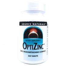 Source Naturals, OptiZinc 240, Оптико Цинк, 240 таблеток