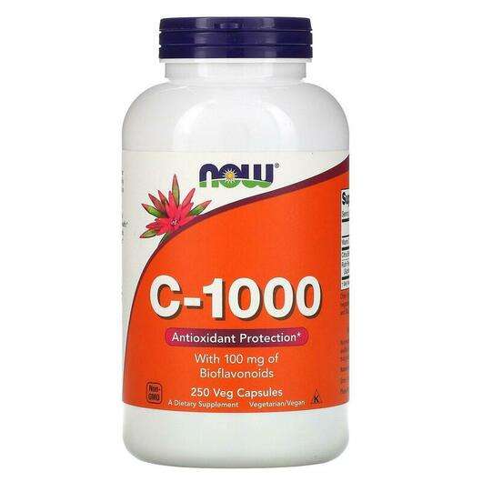 Основне фото товара Now, C-1000, Вітамін С 1000 мг, 250 капсул