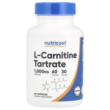 L-Carnitine Tartrate 1000 mg L-Карнитин Nutricost