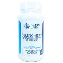 Klaire Labs SFI, Cелен 200 мкг, Seleno Met, 100 капсул