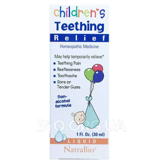Фото товара Children's Teething Relief Liquid NatraBio 1 count