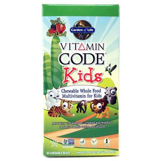 Vitamin Code Kids, Мультивітаміни для дітей, 30 цукерок