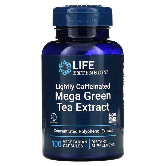 Основне фото товара Life Extension, Mega Green Tea Extract, Екстракт Зеленого Чаю,...