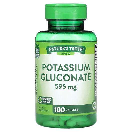 Основное фото товара Nature's Truth, Калий, Potassium Gluconate 595 mg, 100 капсул
