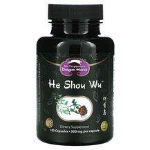 Dragon Herbs, Горец многоцветковый, He Shou Wu 500 mg, 100 капсул
