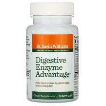 Dr. Williams, Digestive Enzyme Advantage, Ферменти, 30 капсул