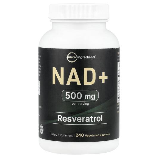 Основное фото товара Micro Ingredients, Никотинамид НАД+, NAD+, 240 капсул