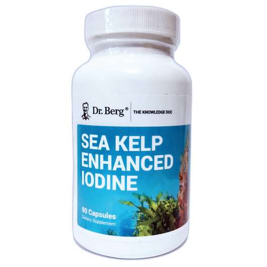 Sea Kelp Enhanced Iodine, Ламінария, 90 капсул