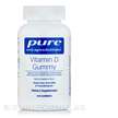 Фото товару Vitamin D Gummy Natural Raspberry, Вітамін D3 Холекальциферол, 10