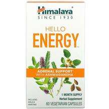Himalaya, Hello Energy Adrenal Support With Ashwagandha, Підтр...