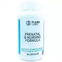 Klaire Labs SFI, Prenatal & Nursing Formula, Вітаміни для ...